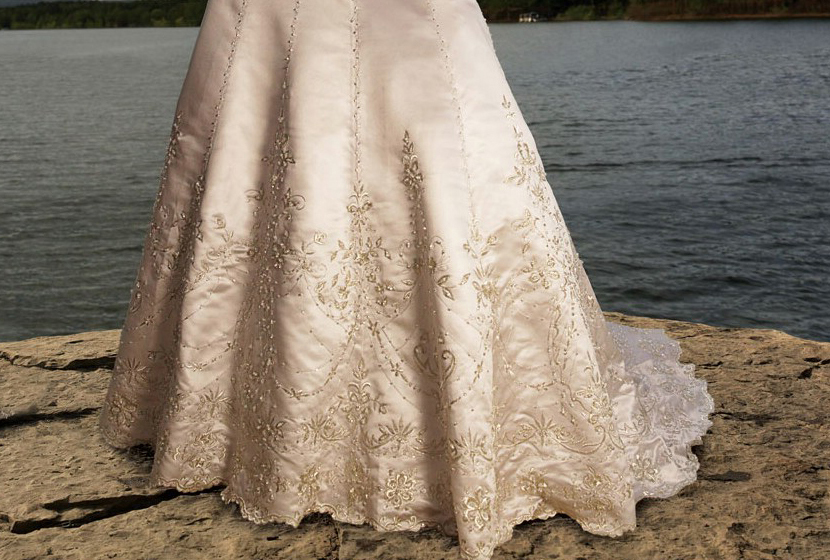 Orifashion HandmadeHandmade Embroidered and Beaded Wedding Dress